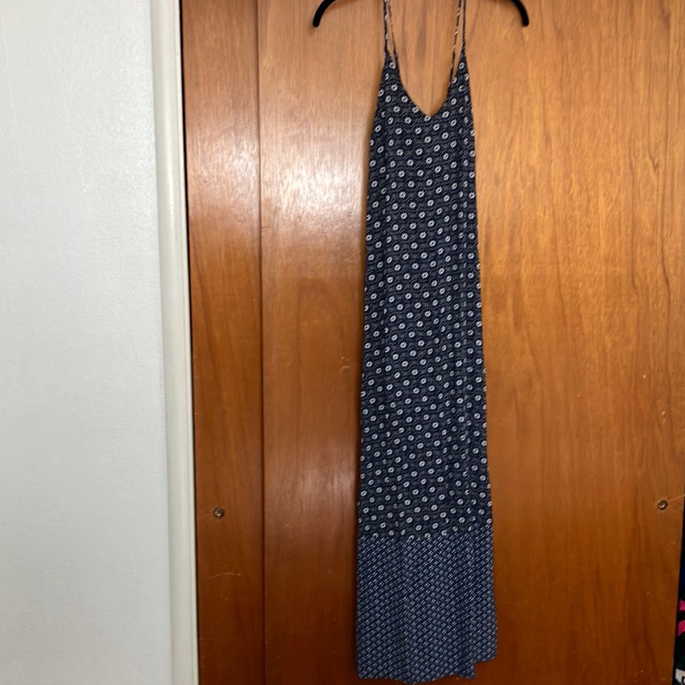 Old navy blue maxi